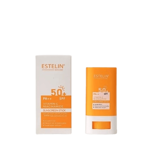 ضد آفتاب استیکی استلین SPF50 اصل | ویتامین C و نیاسینامید 20 گرم — تصویر ۳