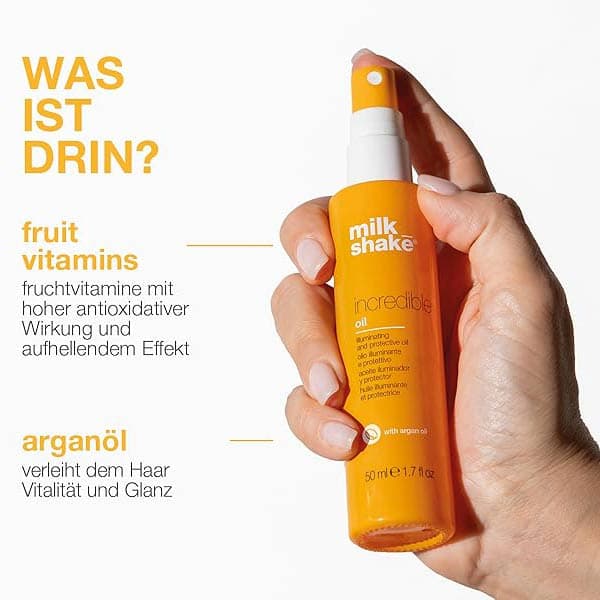 روغن مو میلک شیک مدل Incredible Oil مناسب انواع مو حجم 50 میل — تصویر ۳