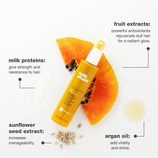 روغن مو میلک شیک مدل Incredible Oil مناسب انواع مو حجم 50 میل — تصویر ۴