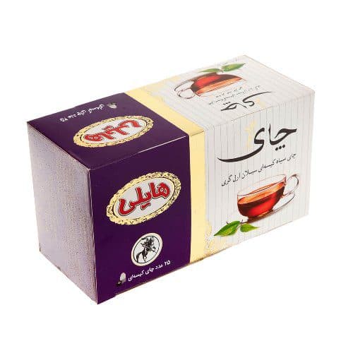 چای کیسه ای معطر سیلان ارل گری هایلی 25 عددی