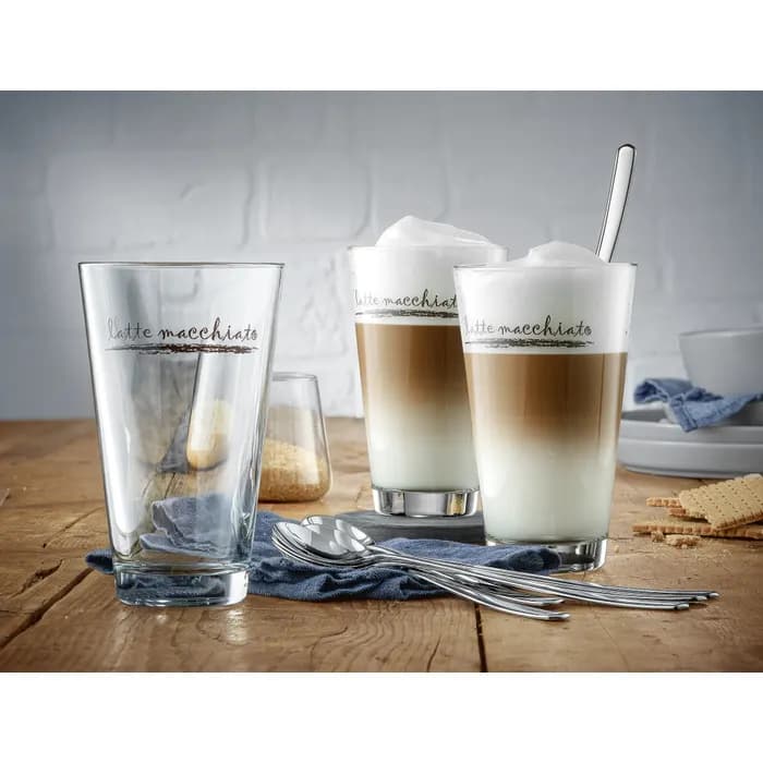 لیوان 12 پارچه دبلیو ام اف مدل WMF Latte Macchiato with spoons — تصویر ۴