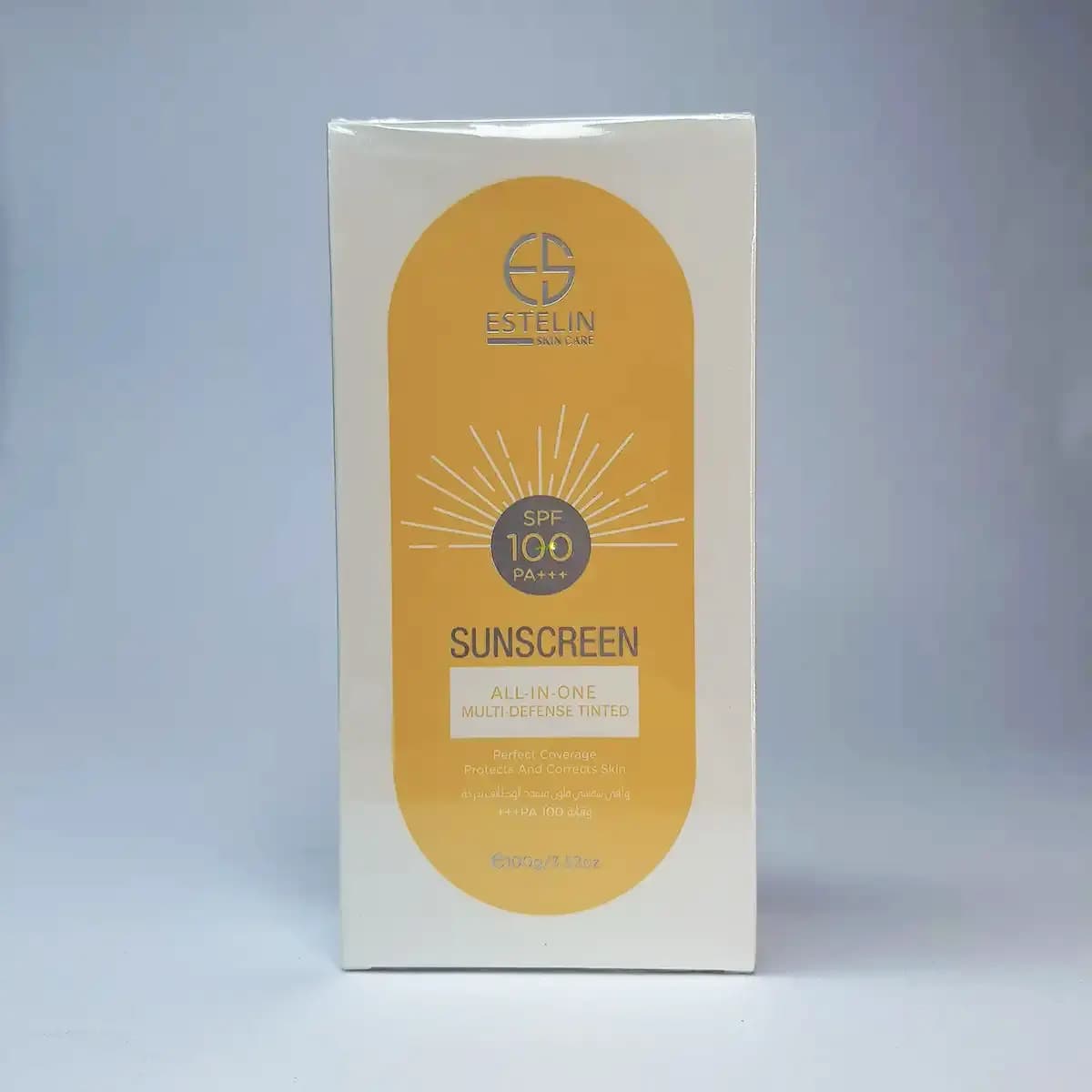 کرم ضد آفتاب تینتی استلین SPF100 حجم 100 گرم | رنگی و اصل — تصویر ۲