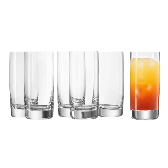 لیوان 6 پارچه دبلیو ام اف مدل WMF Longdrink glass Easy 15CM — تصویر ۲
