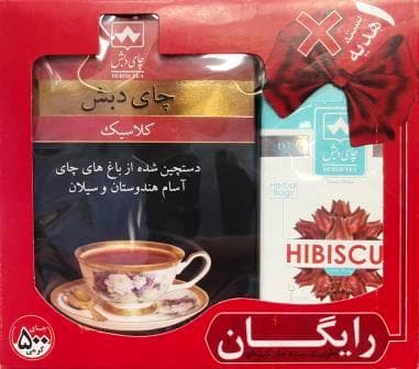 چای کلاسیک دبش 500 گرمی به همراه پک هدیه — تصویر ۲