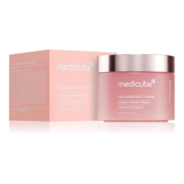ژل کرم کلاژن آبرسان و جوانساز مدی کیوب مدل Medicube Collagen Jelly Cream مناسب انواع پوست حجم 110 میل — تصویر ۲
