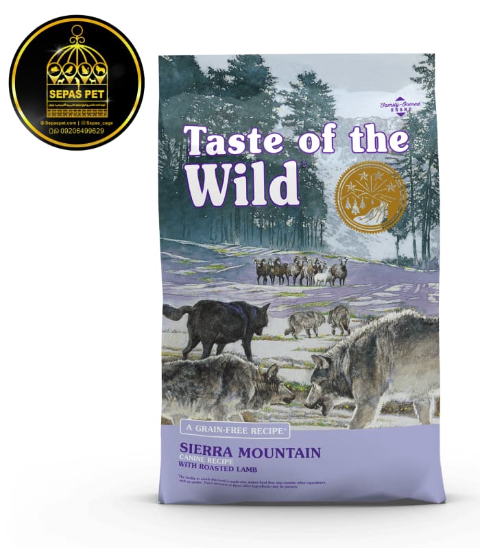 غذای خشک سگ طعم گوشت بره Taste Of The Wild Sierra Mountain