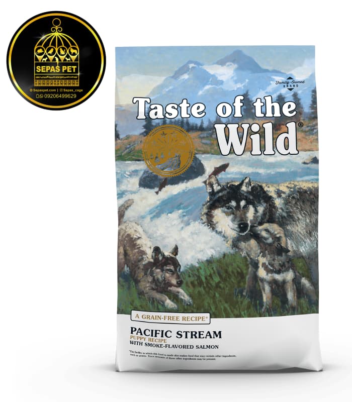 غذای خشک توله سگ طعم ماهی سالمون Taste Of The Wild Pacific Stream Puppy
