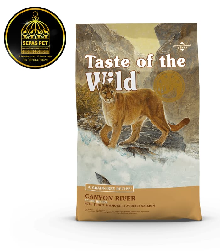 غذای خشک گربه تیست آف د وایلد ادالت Taste of the Wild Adult canyon river