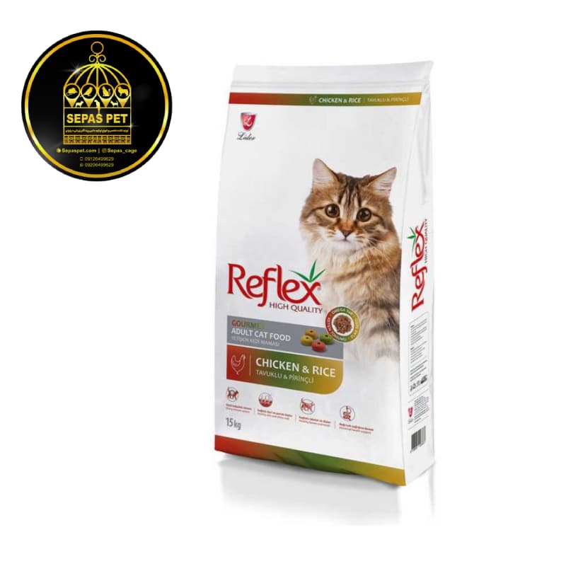 غذای خشک گربه رفلکس مولتی کالر Reflex Multi Color Chicken