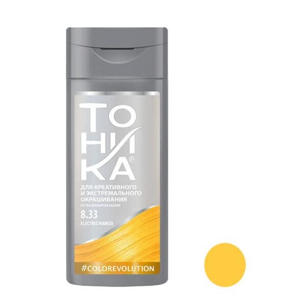 شامپو رنگ مو تونیکا 8.33 حجم ۱۵۰ میلی لیتر رنگ زرد Hair color shampoo