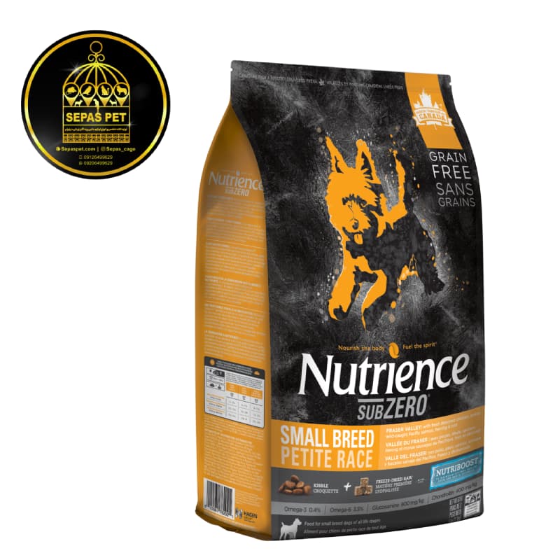 غذای خشک سگ نژاد کوچک مینی نوترینس Nutrience SubZero Fraser Valley Small Breed Dog — تصویر ۳