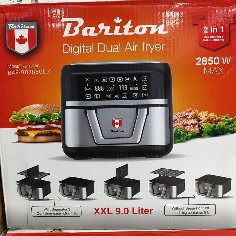 سرخ کن باریتون 9 لیتری مدل BAF-982850DX — تصویر ۴