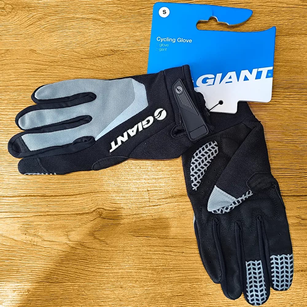 دستکش دوچرخه سواری Giant Cycling Gloves سایز S مشکی خاکستری