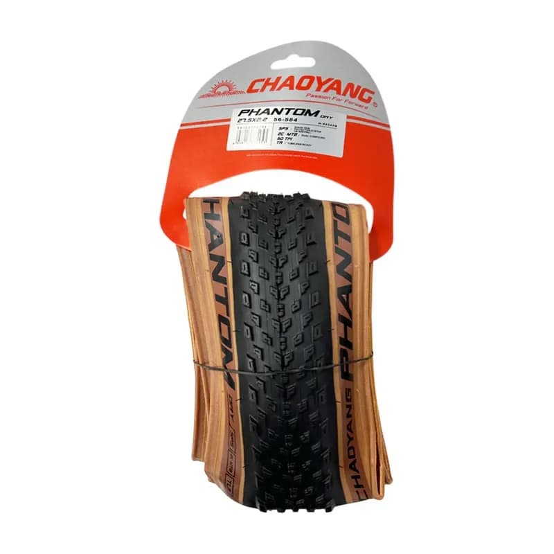 تایر فانتوم درای چاویانگ H-5234TR Phantom Dry سایز 27.5×2.2 لاستیک دور کرم CHAOYANG تیوبلس شاهکلید مسیرهای خشک — تصویر ۳