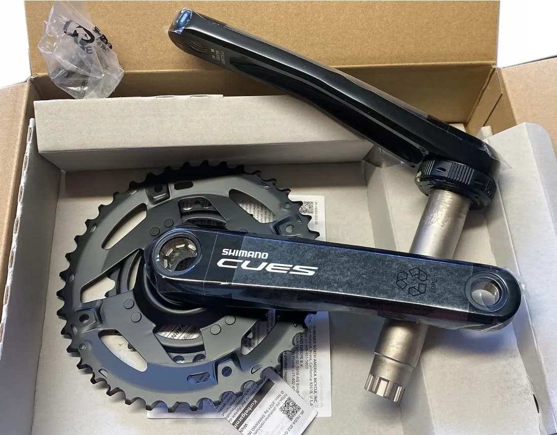 طبق قامه شیمانو CUES مدل FC-U4010 (2 سرعته) Shimano کیوز 36-22 دندانه — تصویر ۲