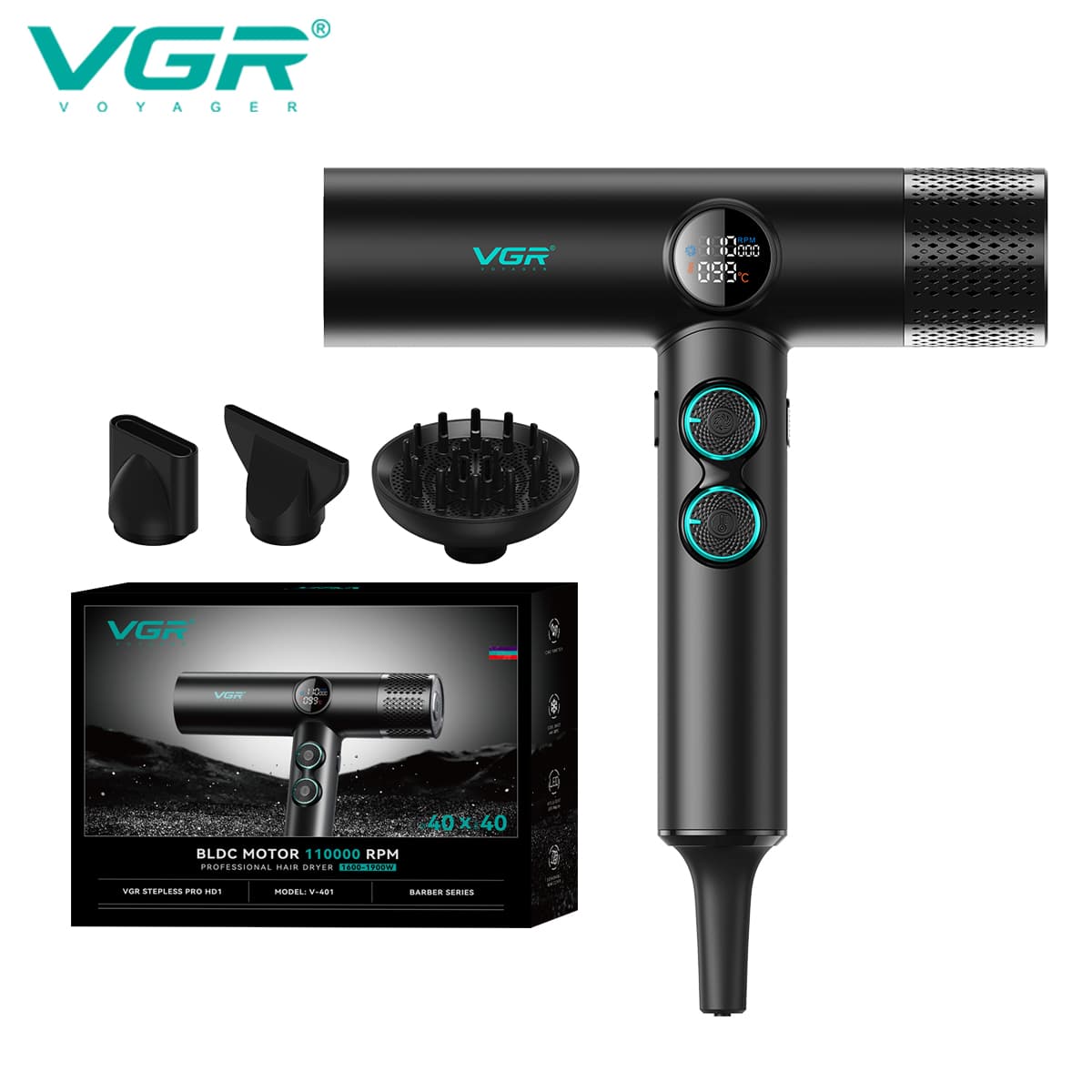 سشوار VGR مدل V-401 — تصویر ۷