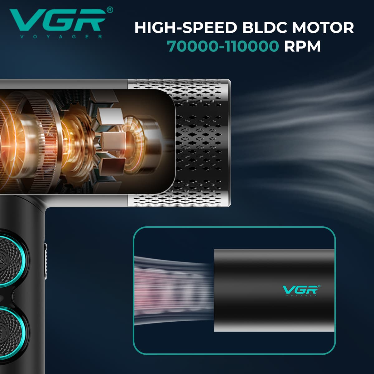 سشوار VGR مدل V-401 — تصویر ۵