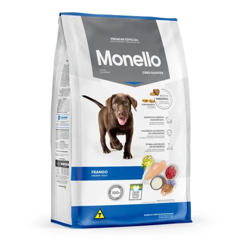 غذای خشک توله‌سگ مونلو طعم مرغ Monello Puppy Chicken