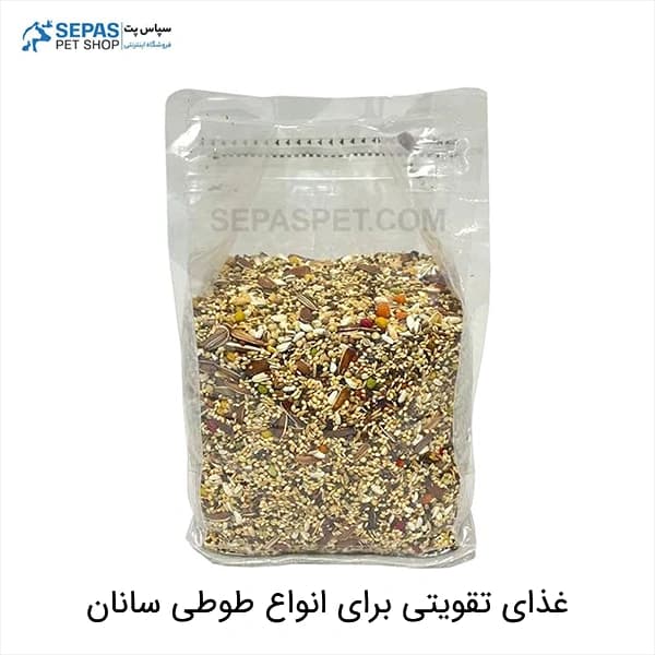 غذای تقویتی برای انواع طوطی سانان