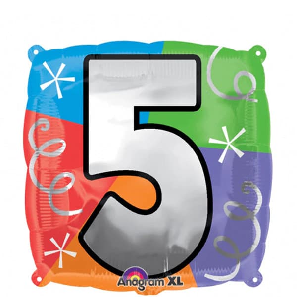 بادکنک هلیومی آناگرام مدل عدد 5