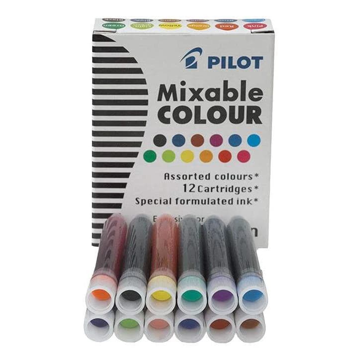 جوهر کپسول خودنویس 12 رنگ پایلوت مدل Mixable Colour — تصویر ۵