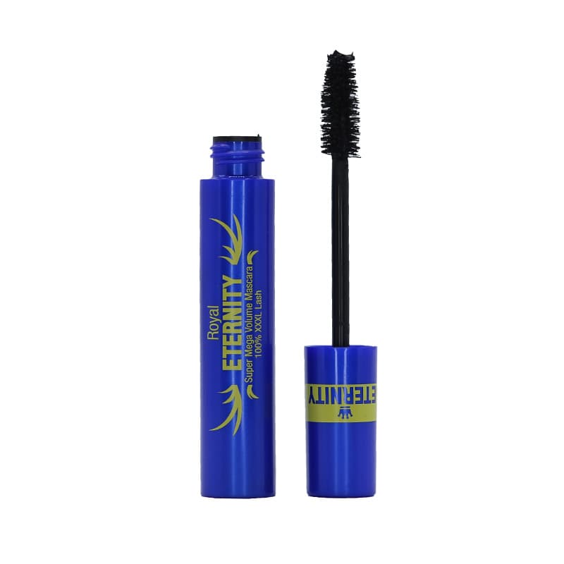 ریمل حجم دهنده کربن بلک سوپر مگا رویال ایترنیتی آبی Royal Eternity Super Mega Volume 3XL blue Lash Mascara