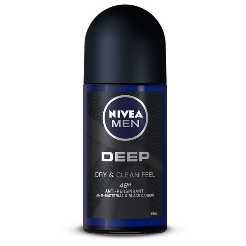 مام رول مردانه نیوآ مدل دیپ بلک nivea mam deep men