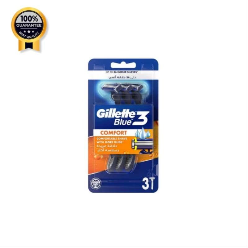 خودتراش ژیلت بلوتیری (Gillette Blue3 ) بسته 3 عددی — تصویر ۲
