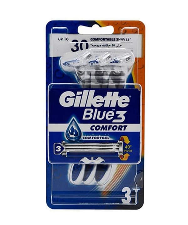 خودتراش ژیلت بلوتیری (Gillette Blue3 ) بسته 3 عددی