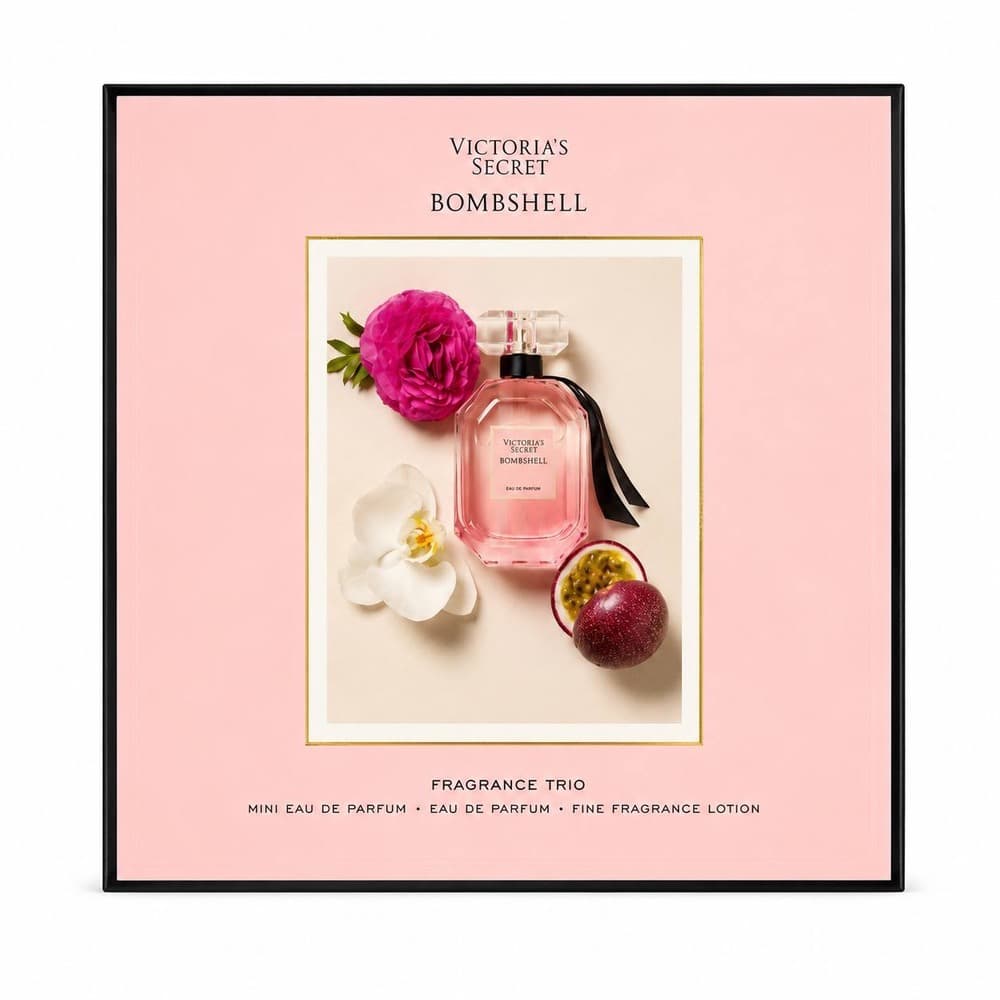 ست هدیه 3 تیکه ویکتوریا سکرت مدل Bombshell — تصویر ۲