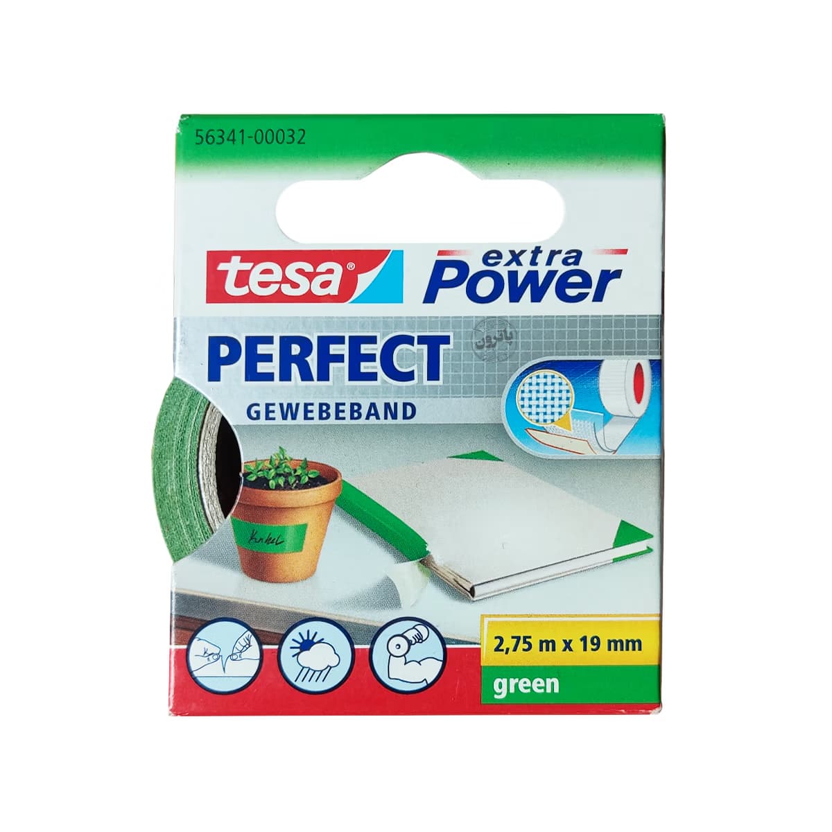 چسب پارچه‌ای (چندکاره) تسا مدل Gewebeband 56341