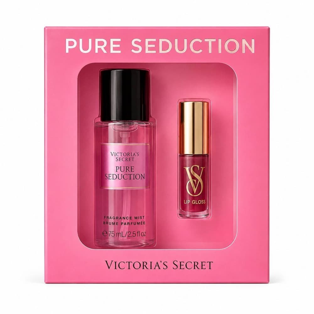 ست هدیه 2 تیکه ویکتوریا سکرت مدل Pure Seduction