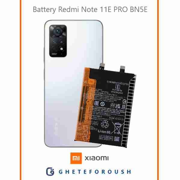 باتری شیائومی Redmi Note 11E Pro BN5E