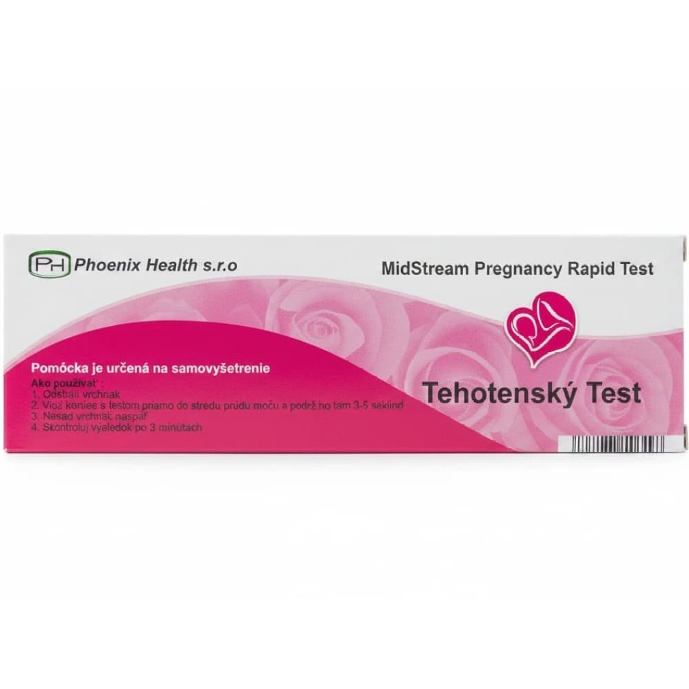 تست بارداری فینیکس مدل Phoenix Health Midstream Pregnancy Rapid Test در داروآوا