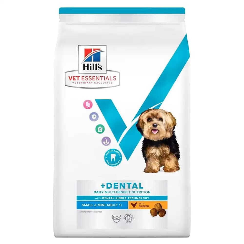 غذای خشک سگ هیلز Dental Small& Mini Adult طعم مرغ وزن 2 کیلوگرم