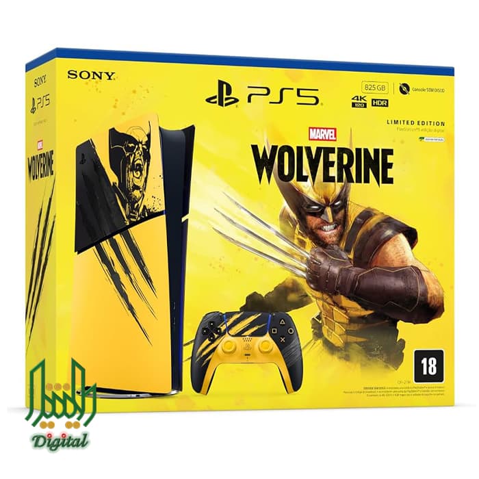 کنسول بازی سونی PlayStation 5 Slim دیجیتال باندل Wolverine