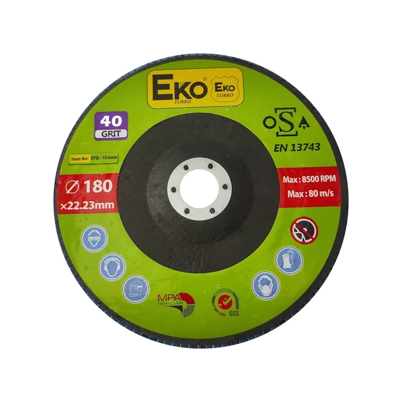 سنباده فلاپ 180 گرید 40 اکو