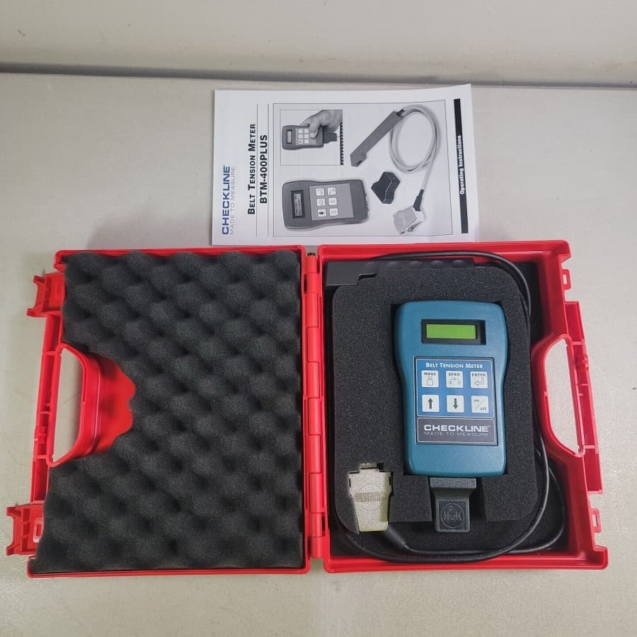 دستگاه لیزری اندازه گیری کشش تسمه چک لاین آلمانCHECKLINE BTM-400PLUS