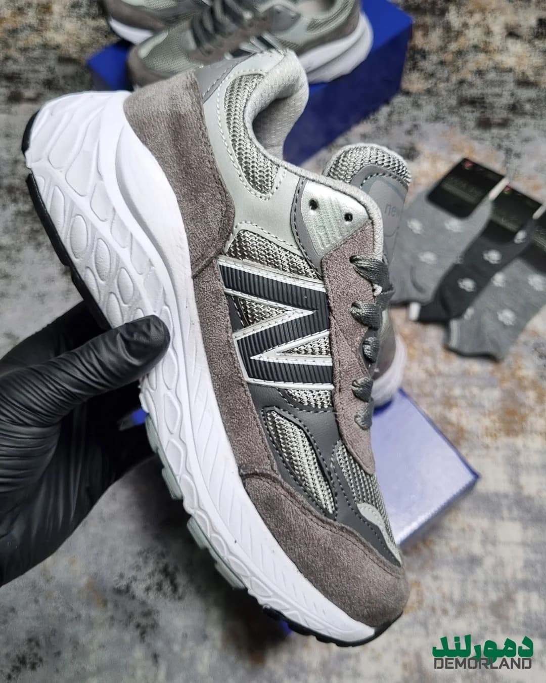 کتونی زنانه نیوبالانس 990 New Balance کد 38 — تصویر ۶