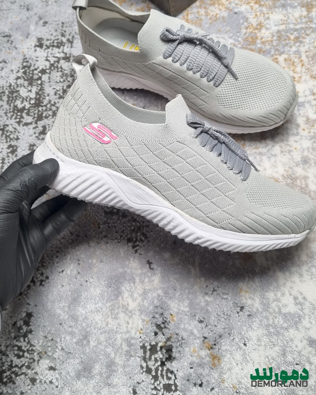 کتونی زنانه اسکیچرز جورابی Skechers کد 28 — تصویر ۵