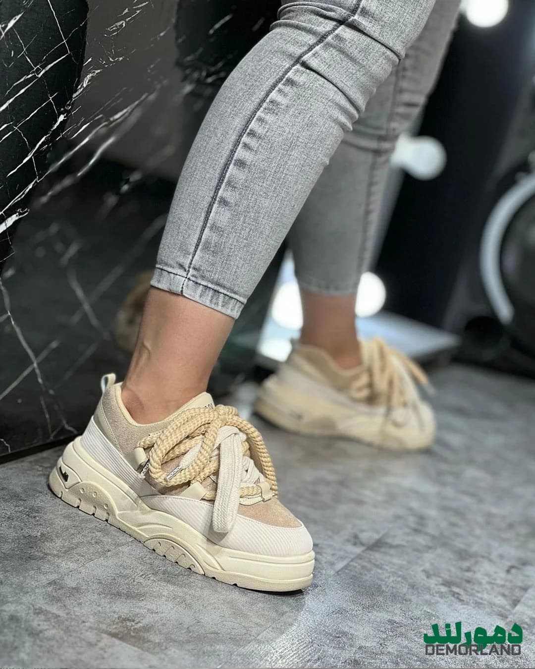 کتونی زنانه دو بند Fashion کد 50 — تصویر ۴