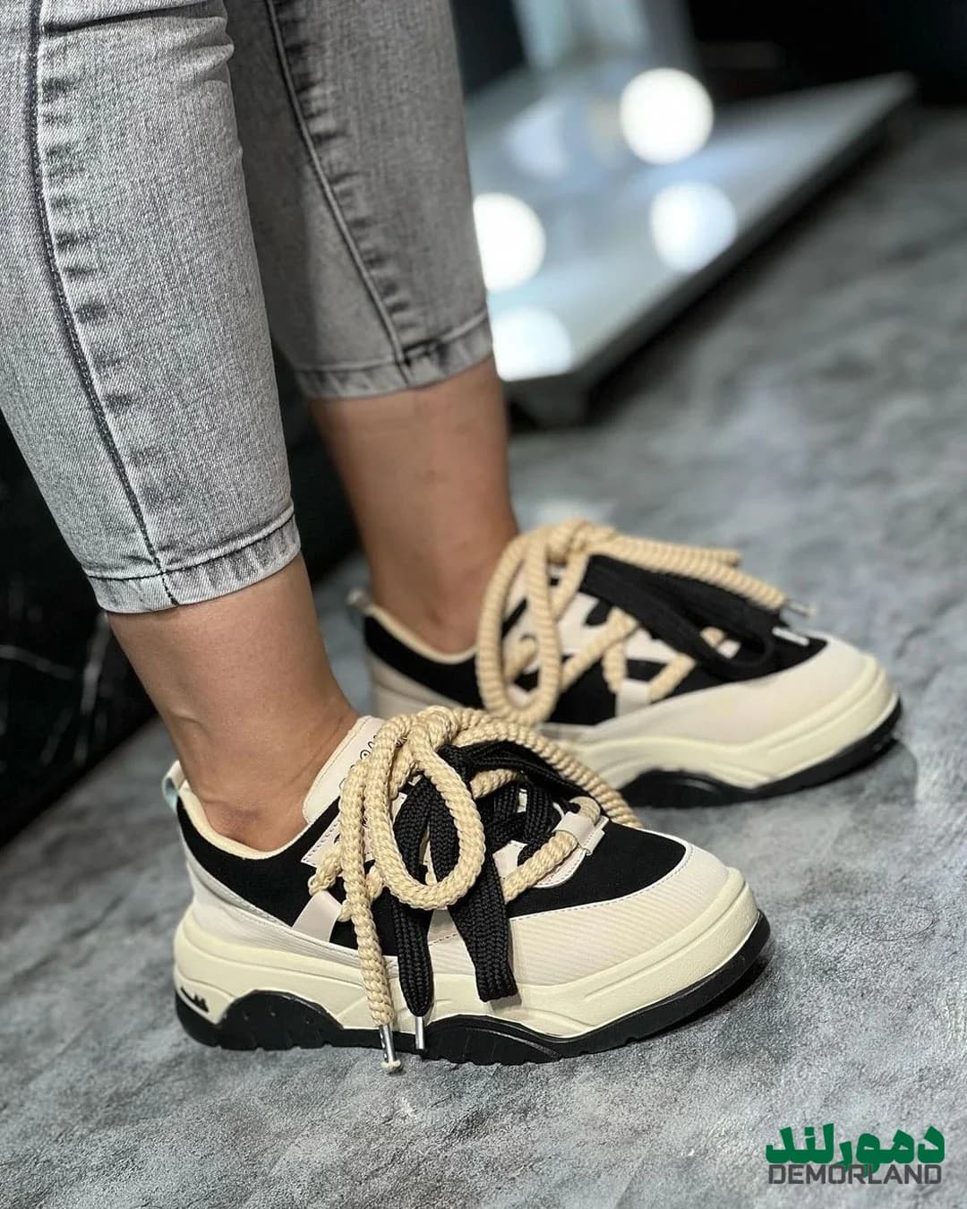 کتونی زنانه دو بند Fashion کد 50 — تصویر ۲