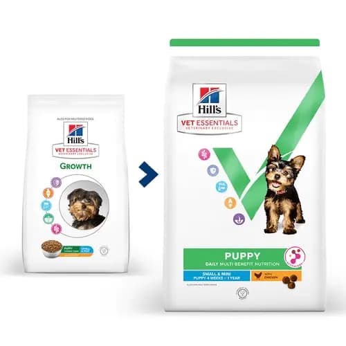 غذای خشک سگ هیلز Multi Benefit Small and Mini Puppy طعم مرغ وزن ۲ کیلوگرم — تصویر ۵