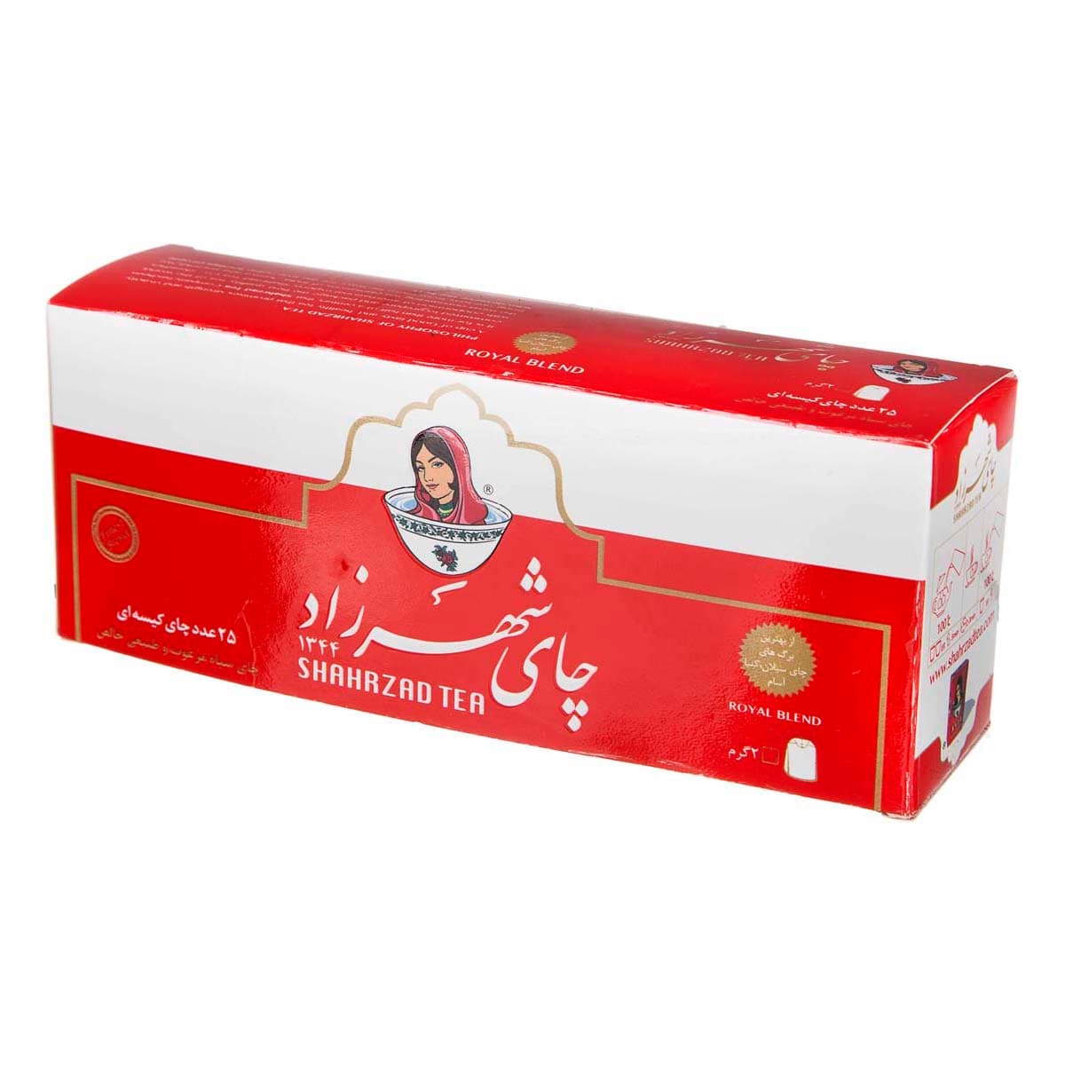 چای سیاه کیسه ای قرمز 25 عددی شهرزاد