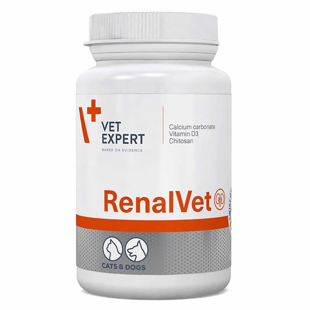 کپسول تقویت کننده کلیه سگ و گربه وت اکسپرت مدل RenalVet تعداد ۶۰ کپسول