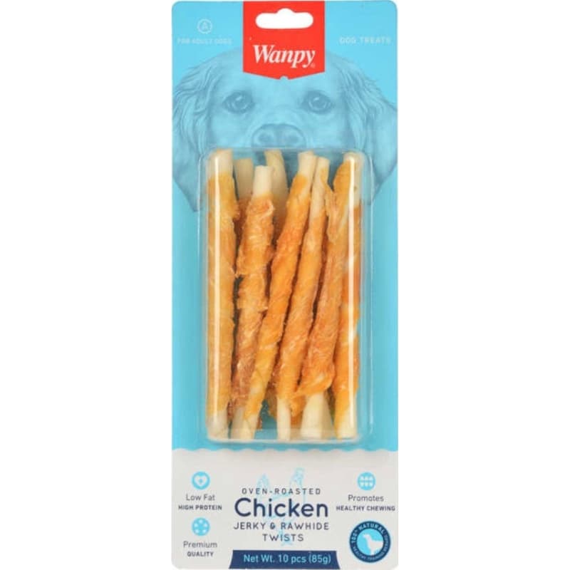 تشویقی سگ ونپی مدل Chicken and Rawhide Twists طعم مرغ ۸۵ گرم — تصویر ۳