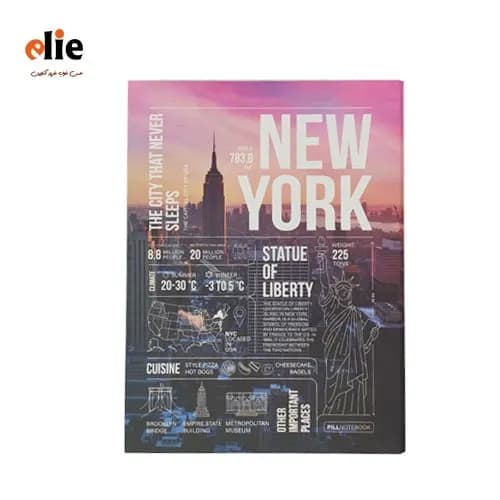 دفتر کلاسوری 100 برگ پیل طرح Newyork — تصویر ۲