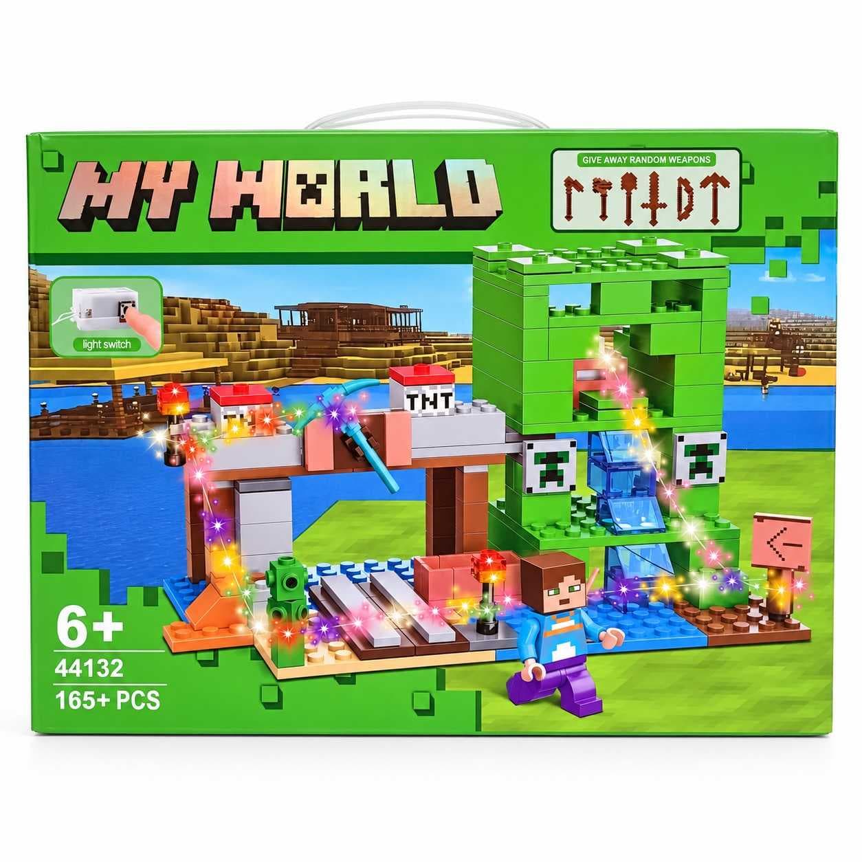 لگو ساختنی طرح ماینکرفت MY WORLD کد 44132، 165 قطعه