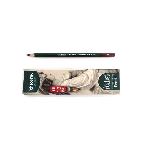 مداد طراحی آریا 8B (بسته 3 عددی)
