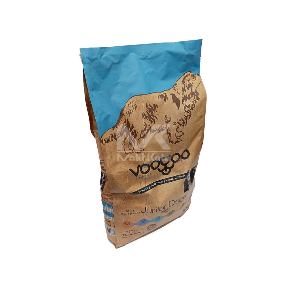 غذای خشک سگ نژاد کوچک 10 کیلویی VOODOO مدل Junior Dogs — تصویر ۲